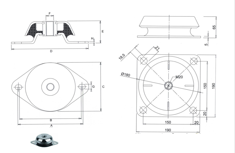 Anti Vibration Mounts Genstream Engineering